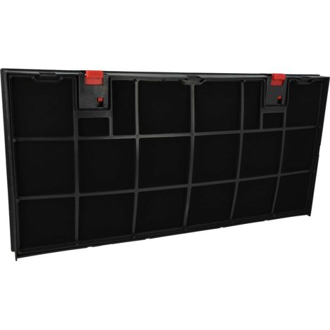 vhbw Aktivkohlefilter kompatibel mit Bauknecht DEM3360GY, DEM3360WS, DF2360BR, DF2360WS, DFH2360BR, DFH2360WS, DFH3360 Dunstabzugshaube