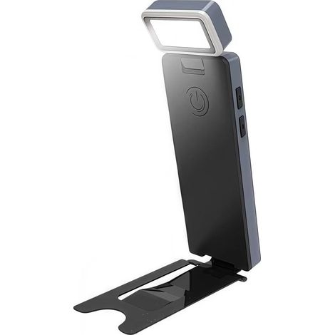Mini-LED-Klemmleselampe, ideal zum Lesen im Bett am Abend – schwarz