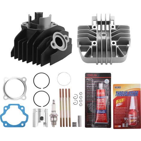 Cylinder Barrel Kit For Yamaha PW80 Includes Piston, Head, Studs And gaskets (1/5)