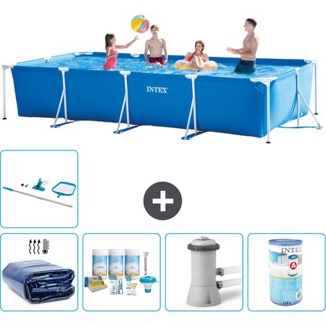 Intex Piscine Tubulaire Rectangulaire - 450x220x84 cm - 6-pièces  S40248 (1/5)