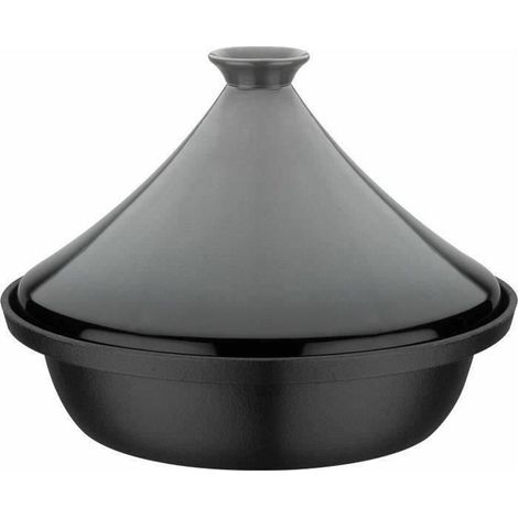 GSW Tajine aus grauem Gusseisen 30x22 cm gleichmäßige Garung