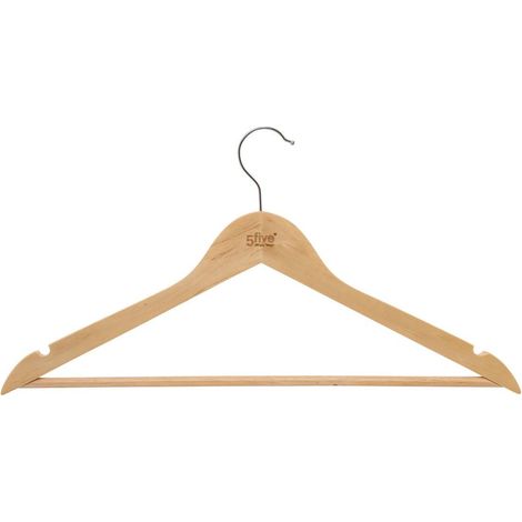 8 kleiderbügel aus holz - 5five