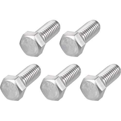 5Pcs Boulons Hexagonaux 7/16-14 x 1" Boulon À Tête Hexagonale (1/5)