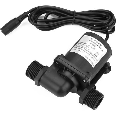 Mini pompe à eau sans brosse de C.C pour le petit étang à poissons 12V -40℃ 100℃ (1/5)