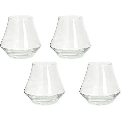 Lot de 4 verres Arome 290 ml, 9 x 9 cm, en verre transparent