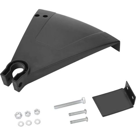 Housse de protection pour coupe-bordures à fil, en plastique noir, pour l'entretien et la réparation du jardin. (1/5)