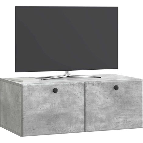 Maison Exclusive - Mobile Porta TV da Muro 78,5 x 41 x 30 cm Grigio Cemento (1/5)