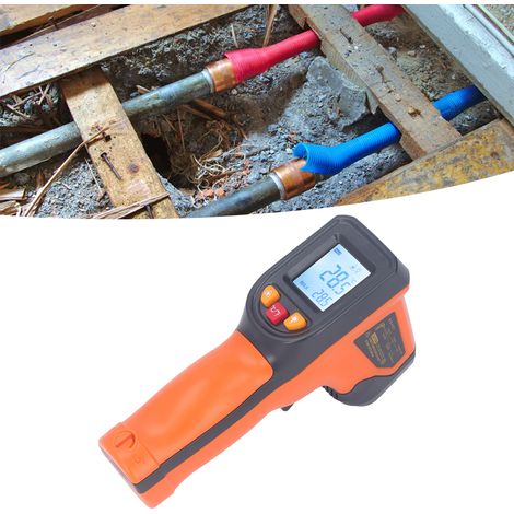 Infrarot-Thermometer -50400℃, Hand-Heißluftpistole, Industriethermometer für Öl (1/5)