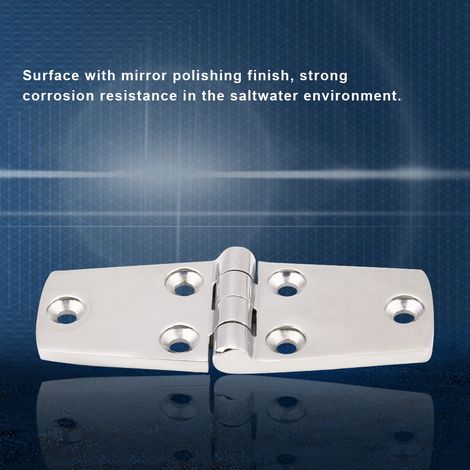 Taquet de hublot marine inox 102x38mm, charnière de remplacement pour porte de cabine bateau, quincaillerie flush (1/5)