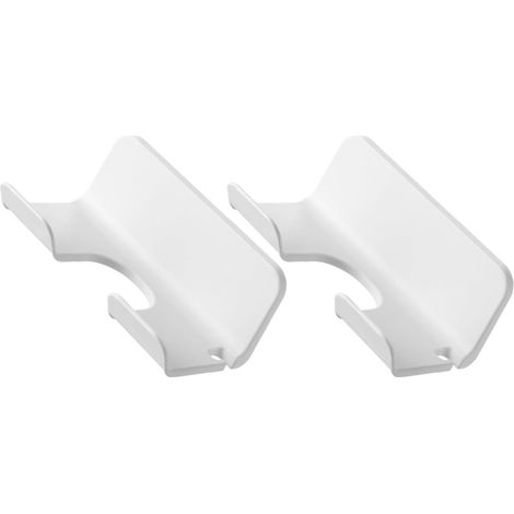 INOOMP Range-câbles auto-adhésif pour 2 supports muraux , sèche-cheveux , en ABS indéformable avec u (1/5)
