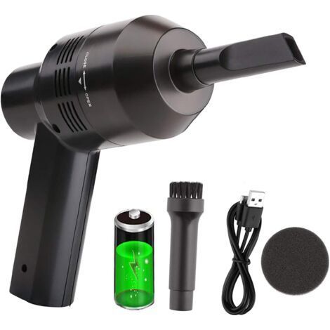 Computer Keyboard Vacuum Cleaner Powerful Rechargeable Mini Vacuum, Cordless Handheld Vacuum CleanerBest Cleaning Tool for Dust, Drops for Laptop, Car (1/5)