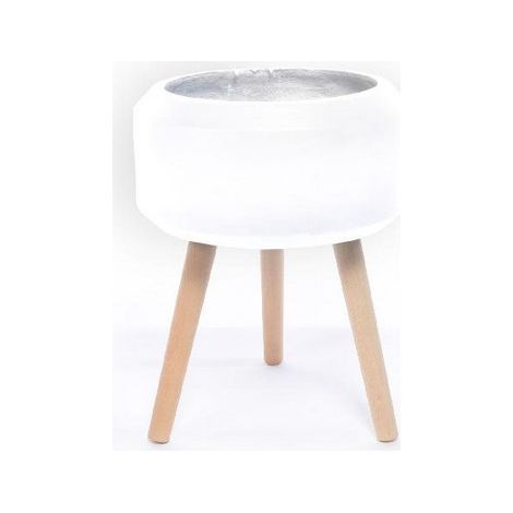 CACHEPOT IN MAGNESIA STYLE CON GAME IN LGNO 40X60 MERCURY.-47307-
