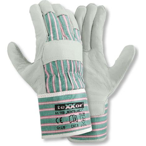 teXXor® Rindvollleder-Handschuh MONTBLANC I Leder natur Cat.2, 115811 Gr.11 (1/5)