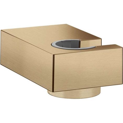 Hansgrohe Soportes de ducha - Soporte de ducha mural Porter E, bronce cepillado 28387140