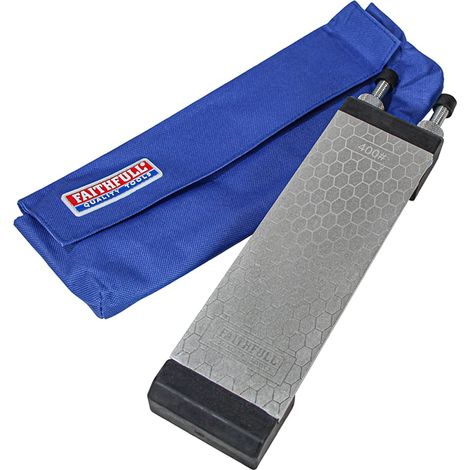 Faithfull FAIDWKIT 200 x 70 mm Diamond Sharpening Stone with Stand and Case (1/5)