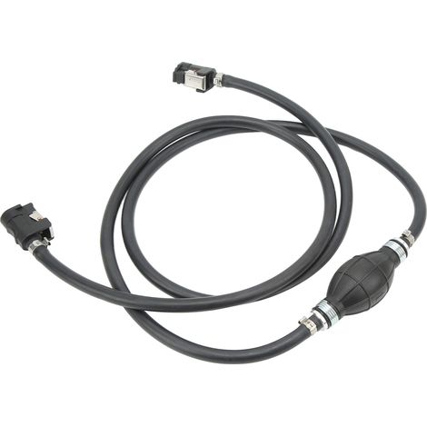 Tuyau carburant 8mm, débit élevé, anti-fuite, noir, résistant au vieillissement, pour moteur hors-bord, camping-car et bateau (1/5)