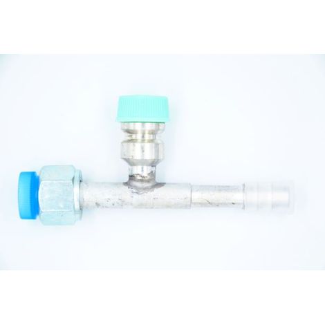 Raccord femelle droit à joint torique DN08 5/8" avec valve
