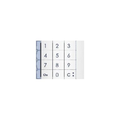 Frontblende f. Codelock-/Tasttatur Modul 353002 SFERA Aluminium Allwhite