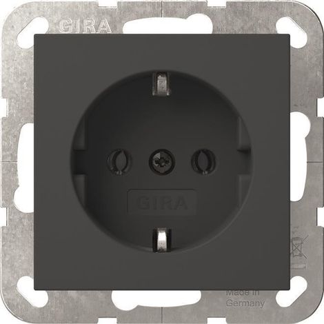 Gira Presa SCHUKO System 55 Antracite [418828], 4188 28