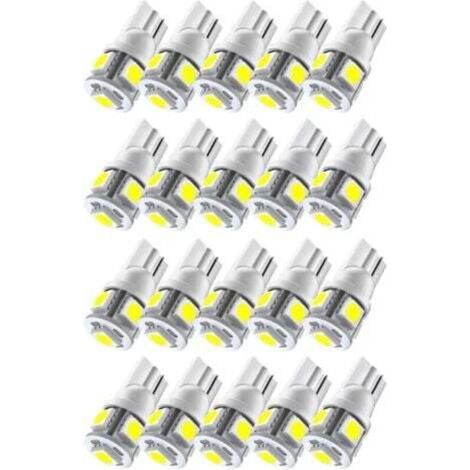 (20 pezzi) Luci di lettura a LED per auto W5W T10 5050 5SMD