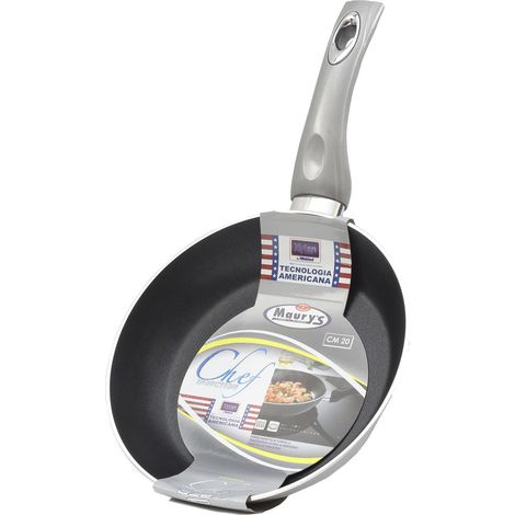 MAURY'S CHEF INDUCTION PADELLA 20 CM ANTIADERENTE CON FONDO IN TECNOLOGIA XYLAN (1/5)