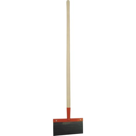 Raschietto a spinta Kerbl 30cm con manico spessore lamiera 1 mm (1/2)
