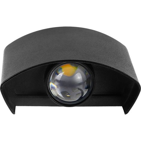 Außenwandleuchte aus Aluminium, Schutzart IP65, doppelte LED-Abstrahlung nach oben und unten, Design aus Aluminium für Flur, Veranda, Terrasse (1/5)