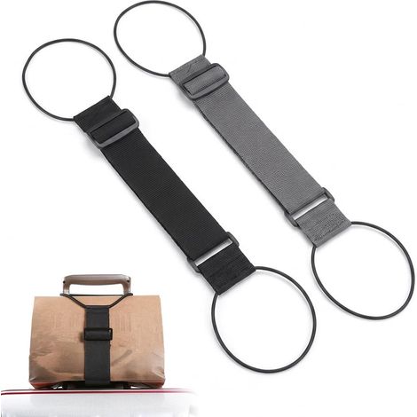 2 correas elásticas de sujeción, 2 piezas, 2 correas elásticas de sujeción para equipaje, correa para equipaje, correa para mochila, accesorios para maletas de viaje (1/5)