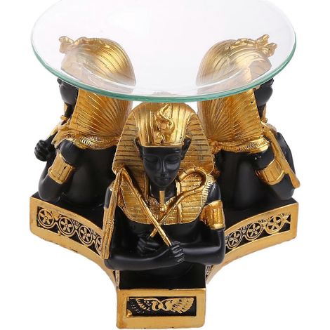 Ätherisches Öl für Kerzenbrenner im Stil des Pharaos – ägyptische Kerzenhalter als Geschenkidee.