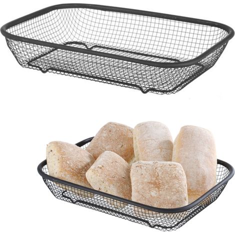 Panier de service noir - 22x30xH6 cm - Hendi