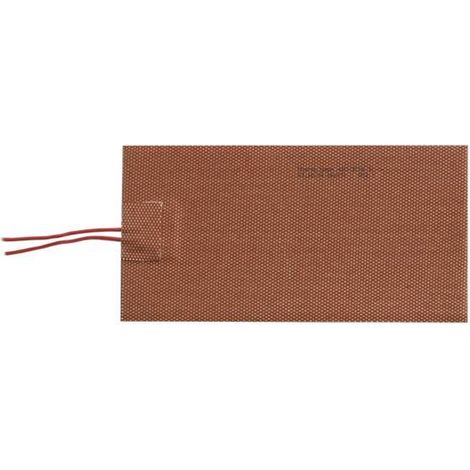 Thermo TECH silicone Feuille chauffante autocollant 24 V/DC, 24 V/AC 75 W Indice de protection IPX7 (L x l) 178 mm x 90 mm S015981