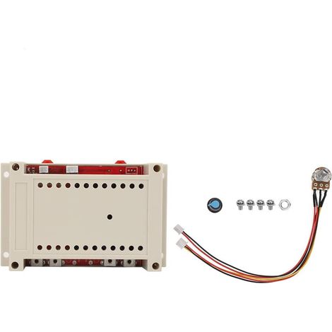 Contrôleur de vitesse de moteur DC 12 V 24 V 48 V 60 A, commutateur de contrôleur de vitesse de moteur PWM haute puissance 10-50 V 3000 W (1/5)