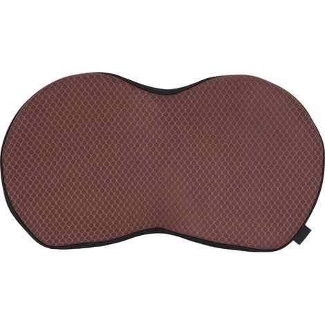 Ergonomisches Autositzkissen – Braun. Leicht und bequem. Reduziert den Druck auf Oberschenkel und Hüfte. Integrierte Lendenwirbelstütze. (1/5)