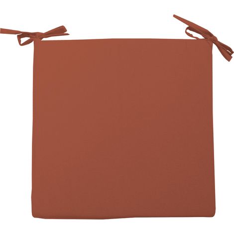 Dessus de chaise 40x40 cm ALIX corail, par Soleil d'ocre