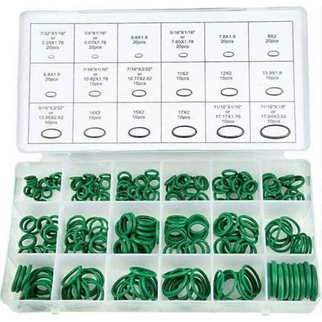 270 pièces climatisation HNBR joints toriques voiture outils de réparation automatique en caoutchouc voiture climatiseur Femeo (1/4)