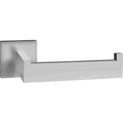 Distributeur de Papier Toilette Design Lignes Droites en INOX brossé Support Ouvert sans Risque de Chute Porte-Rouleau WC + matériel de Montage Changement de Rouleau Facile (1/3)