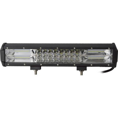 Barre lumineuse LED, boîtier en aluminium durable, conception de faisceau combiné, 15 pouces 216W (1/2)