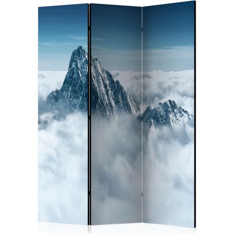 Paravent 3 Volets "Mountain in the Clouds" 135x172cm (1/2)