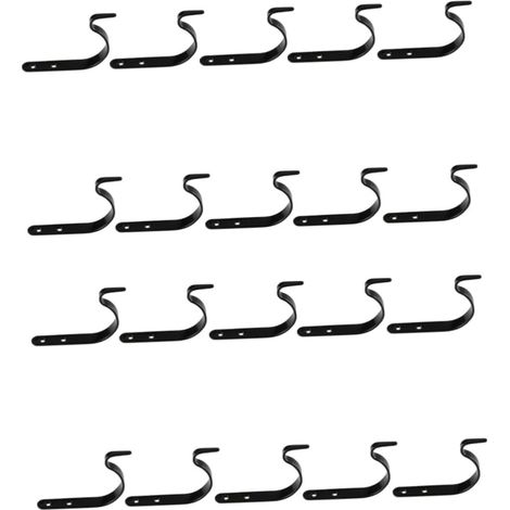 Lot De 2 pour Paniers À Fleurs Porte-clés Porte-Manteaux en Métal De Rangement Simples Et Pratiques pour 10 Pièces X 2 (1/5)