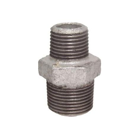 Cornat Temperguss-Reduziernippel 1 x 3/4 verzinkt Nippel (1/2)
