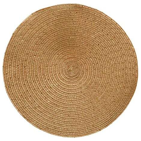 Decoris Tovaglietta Oro Rotonda - Tavola Natalizia - 38cm