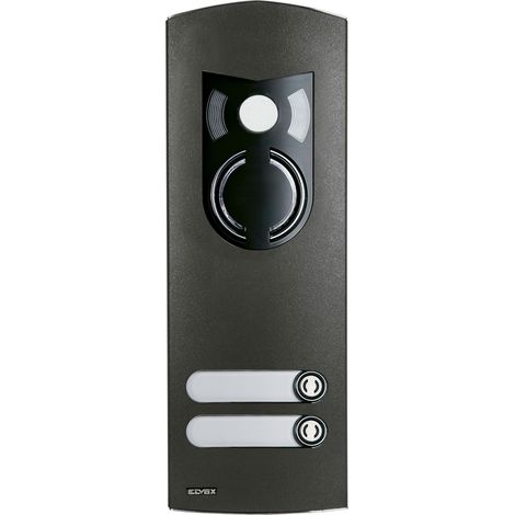 VIMAR - 1222/35 Placca a/v 2M IK10 2 tasti grigio sable