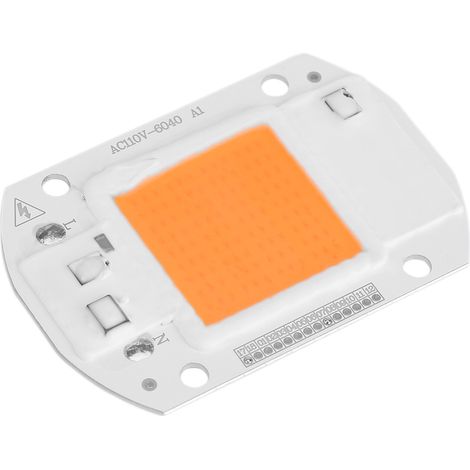 Puce Led COB à spectre complet, lampe de croissance légère pour plantes hydroponiques de jardin (110V/20W) (1/5)