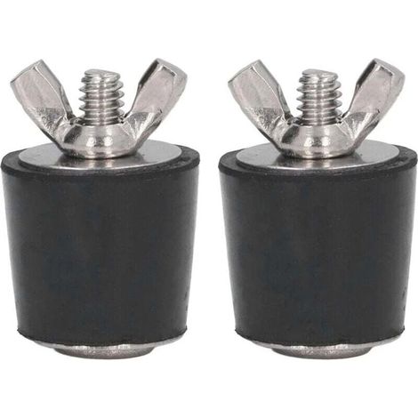 Bouchon en caoutchouc Ulisem pour piscines (lot de 2), bouchon conique de 25 mm, résistant à l'hiver. (1/4)