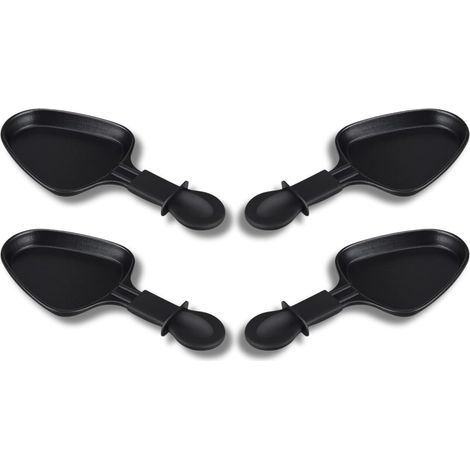 Poêles à raclette antiadhésives Ensemble de 1 à 12 pièces Mini triangle à raclette Livré avec Accessoire d'aide ergonomique et facile à nettoyer (1/4)