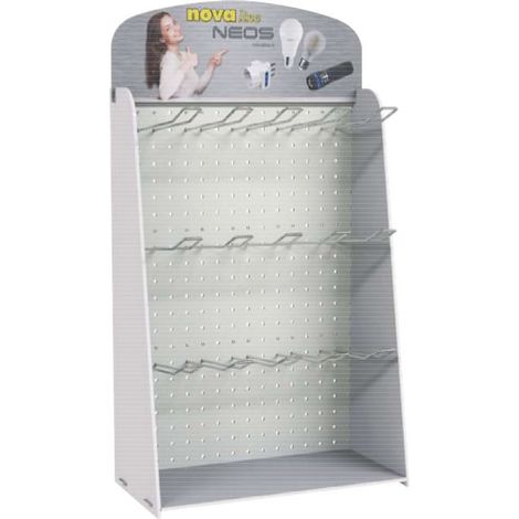 ESPOSITORE DA BANCO LAMPADINE FORNITO VUOTO