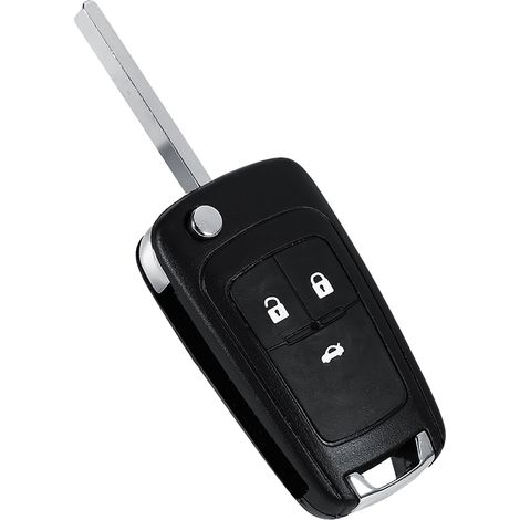 Boîtier télécommande pliable 3 boutons pour clé Vauxhall Opel Zafira Astra Insignia Holden (1/5)