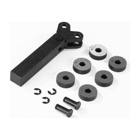 Steel Knurling Tool, Anti-Rust Efficient Lathe Tool Accessories 0.5/1/2mm, to Replace Your Damaged Linear Knurl Lathe Tool Holder (1/4)