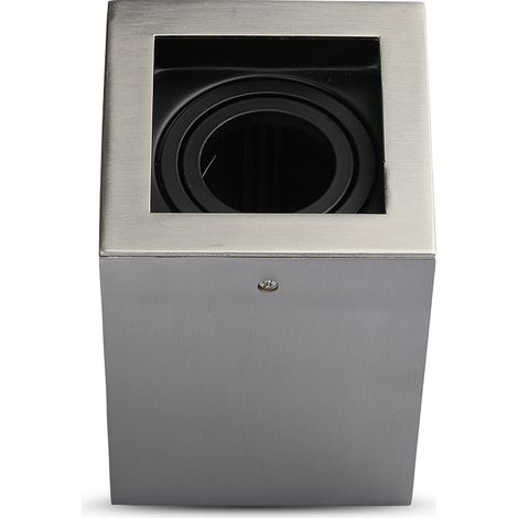 Nichel satinierte quadratierte aluminiumface gu10 3632 (1/5)