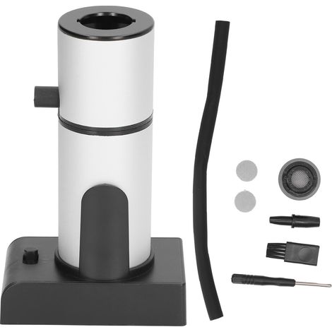 Verstellbarer Cocktail-Smoker aus Aluminium-Zink-Legierung – Freihändiges Räucherset für Getränke, Silber (1/5)